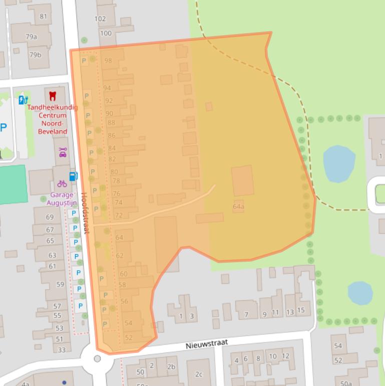 Kaart van postcodegebied 4484CH.