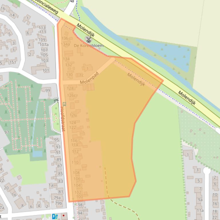 Kaart van postcodegebied 4484CJ.