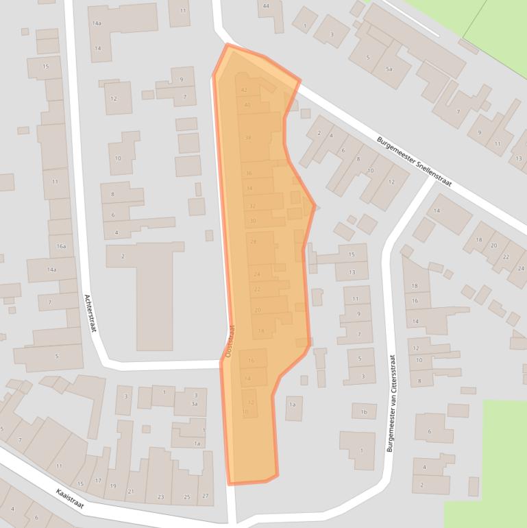 Kaart van postcodegebied 4484CP.