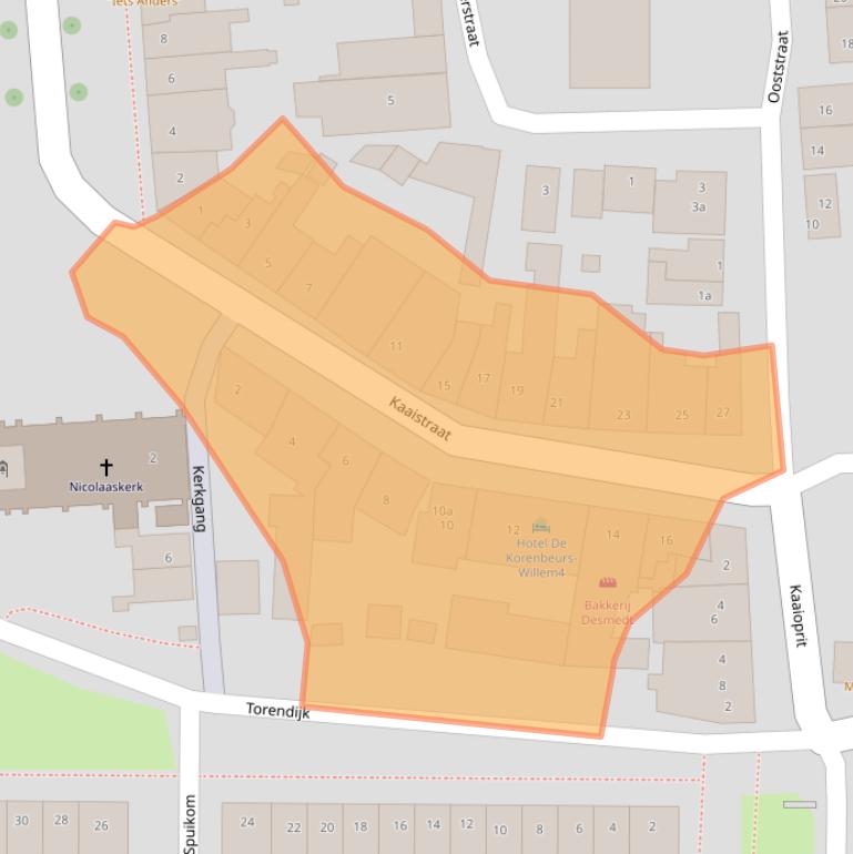 Kaart van postcodegebied 4484CS.