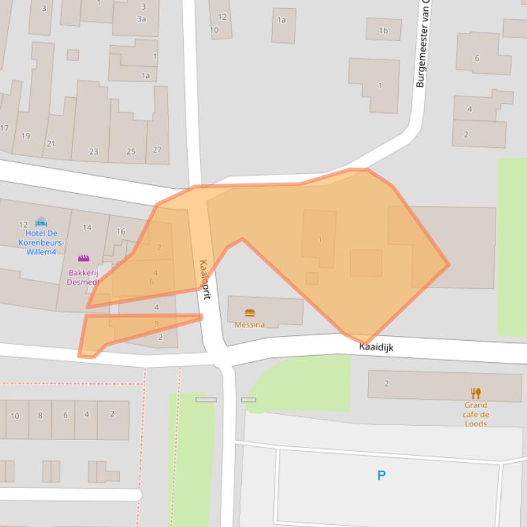 Kaart van postcodegebied 4484CV.