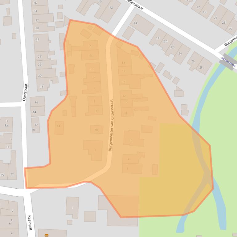 Kaart van postcodegebied 4484CW.