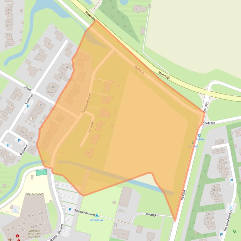 Kaart van postcodegebied 4484DA.