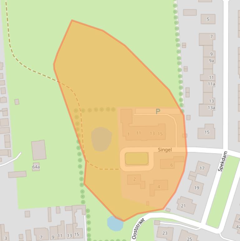 Kaart van postcodegebied 4484DE.