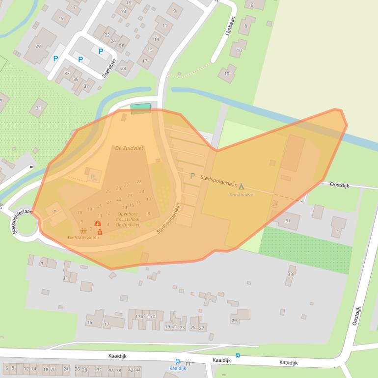 Kaart van postcodegebied 4484DG.