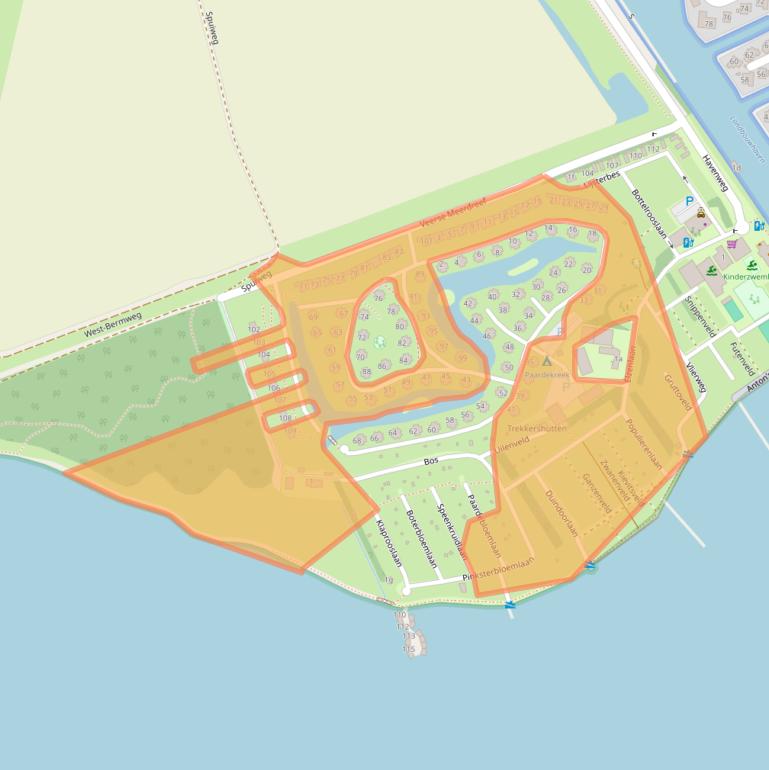 Kaart van postcodegebied 4484MA.