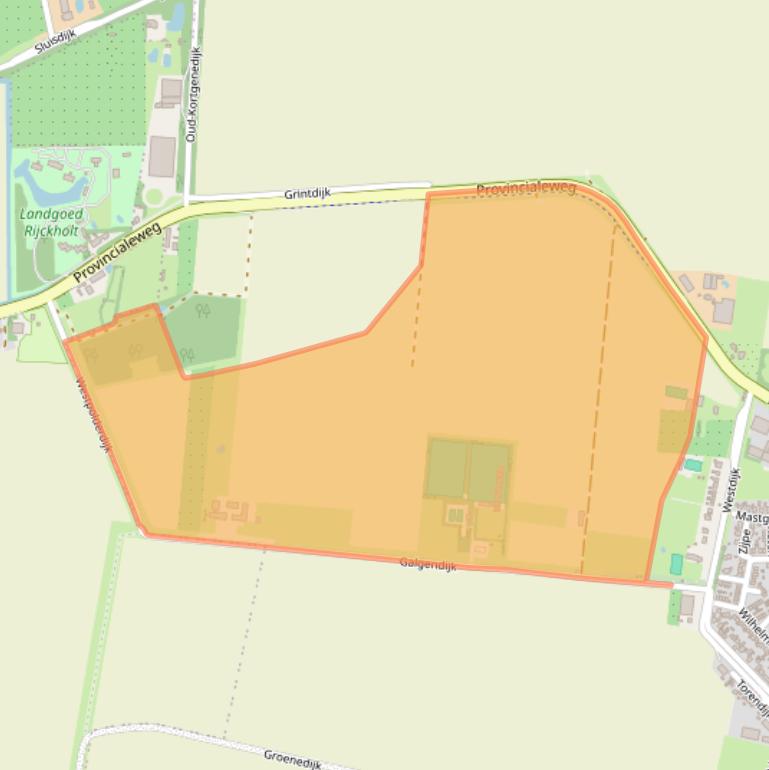 Kaart van postcodegebied 4484NH.