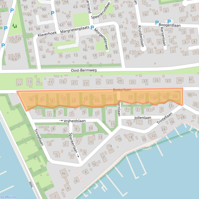 Kaart van postcodegebied 4484RC.