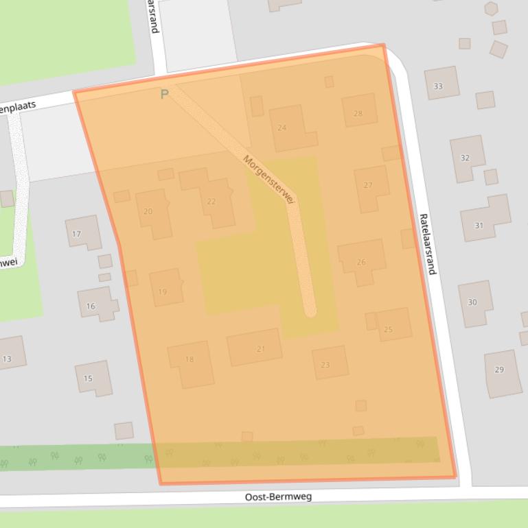 Kaart van postcodegebied 4484SE.