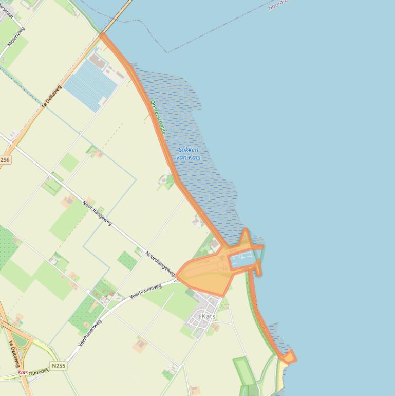 Kaart van postcodegebied 4485PL.