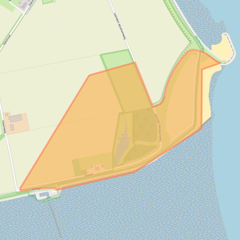 Kaart van postcodegebied 4485PP.