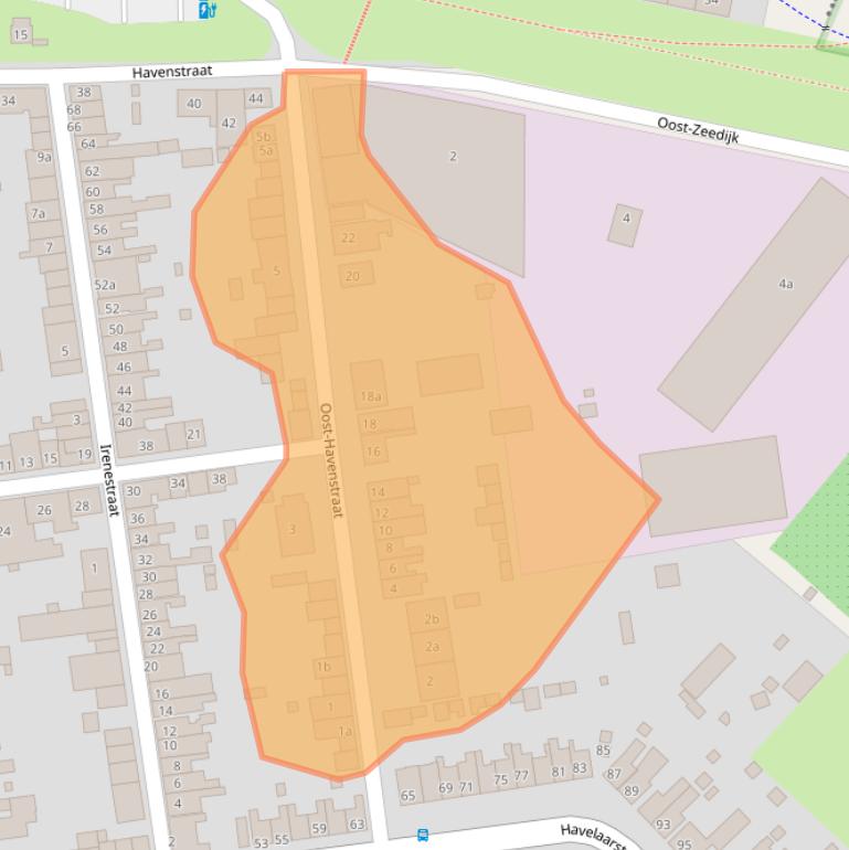 Kaart van postcodegebied 4486AR.