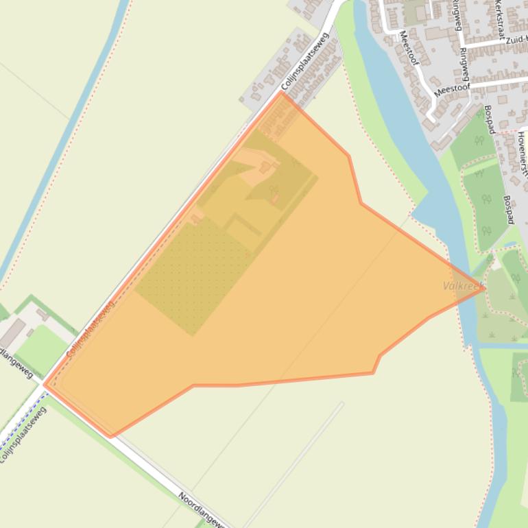 Kaart van postcodegebied 4486AW.