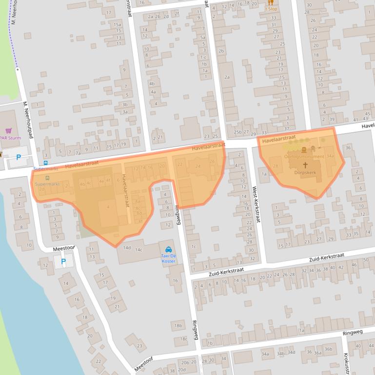 Kaart van postcodegebied 4486BC.