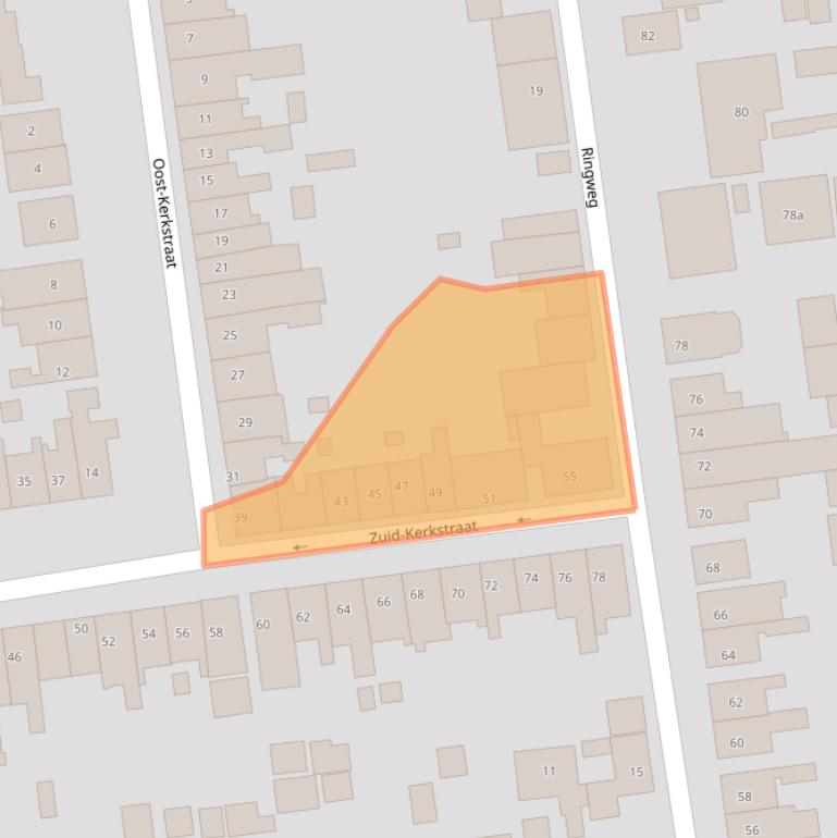 Kaart van postcodegebied 4486BP.