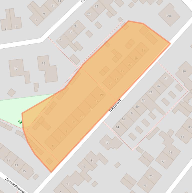 Kaart van postcodegebied 4486BX.