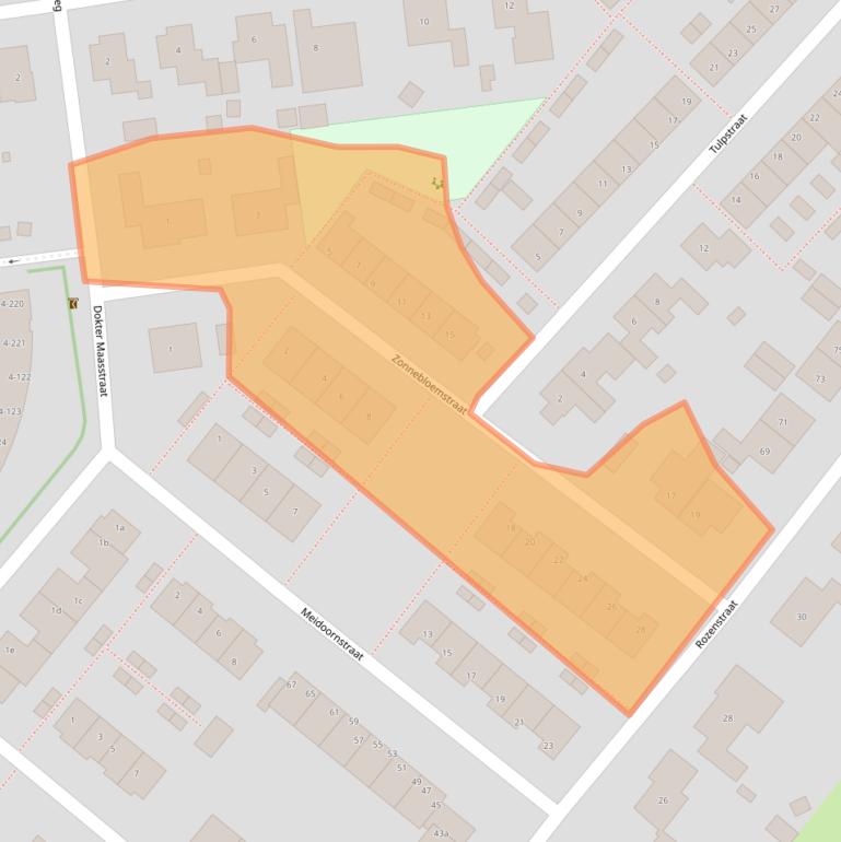 Kaart van postcodegebied 4486CA.