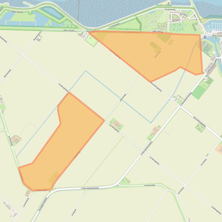 Kaart van postcodegebied 4486PV.