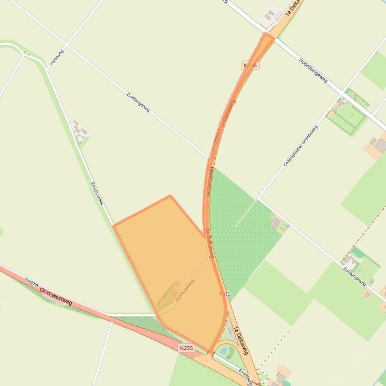 Kaart van postcodegebied 4486RD.