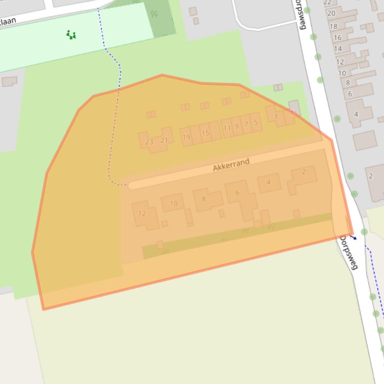 Kaart van postcodegebied 4491EA.