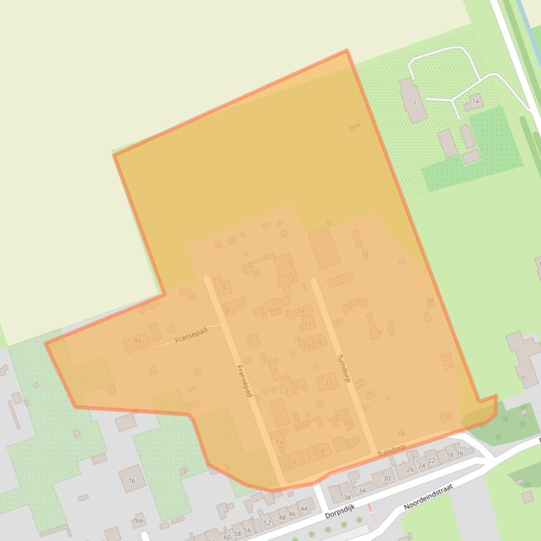 Kaart van postcodegebied 4491EB.