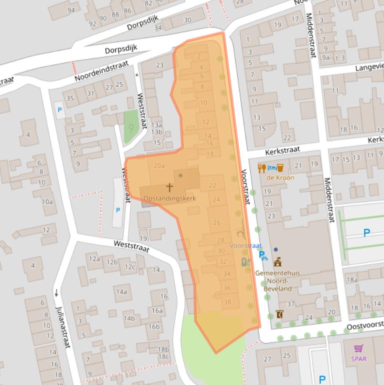 Kaart van postcodegebied 4491EW.