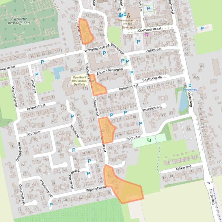 Kaart van postcodegebied 4491EZ.