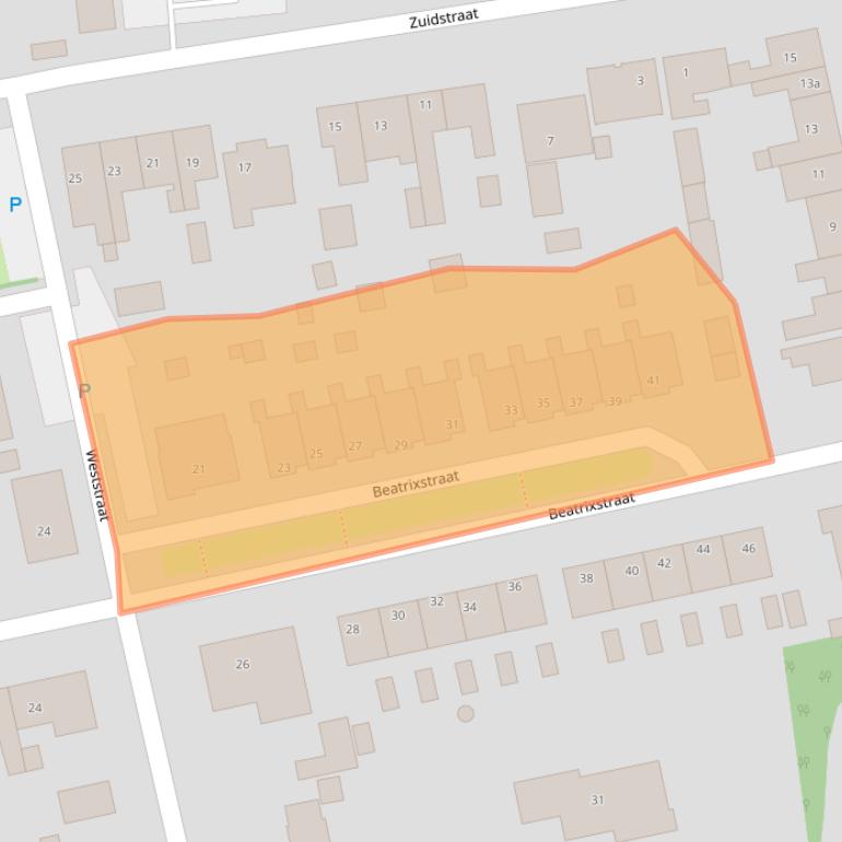 Kaart van postcodegebied 4491GD.