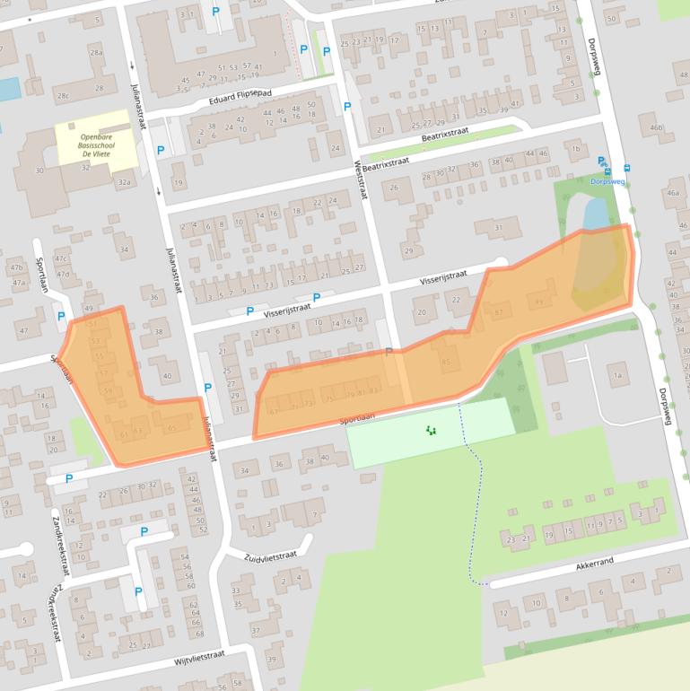 Kaart van postcodegebied 4491GK.