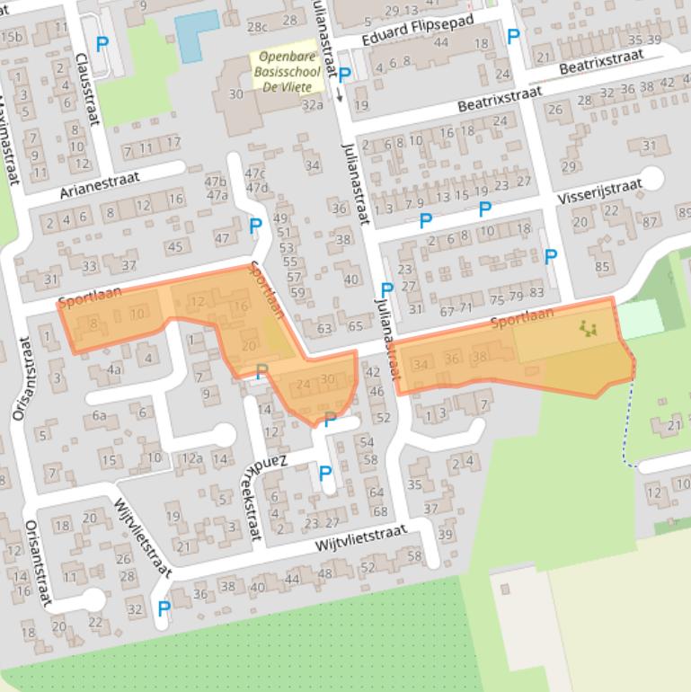 Kaart van postcodegebied 4491GL.