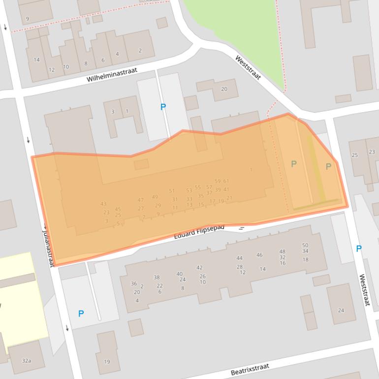 Kaart van postcodegebied 4491GS.