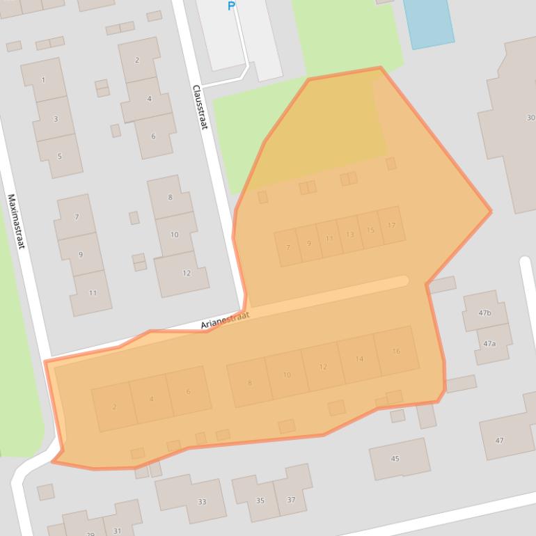 Kaart van postcodegebied 4491GX.