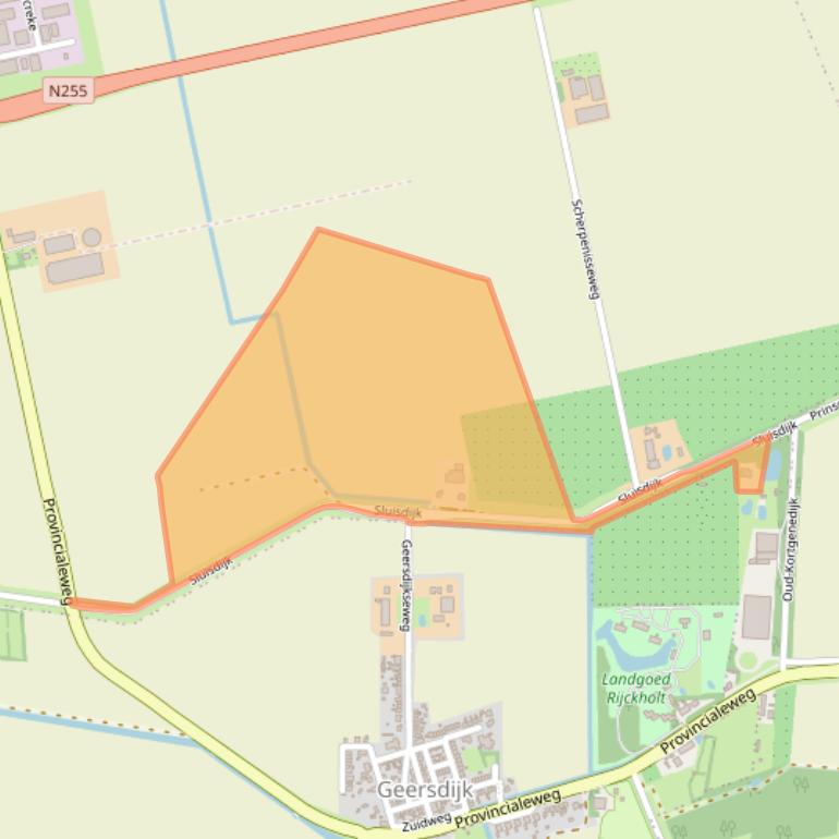 Kaart van postcodegebied 4491PM.