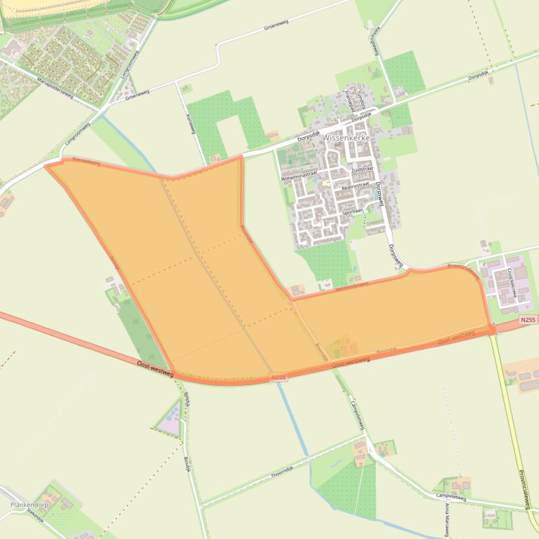 Kaart van postcodegebied 4491PP.