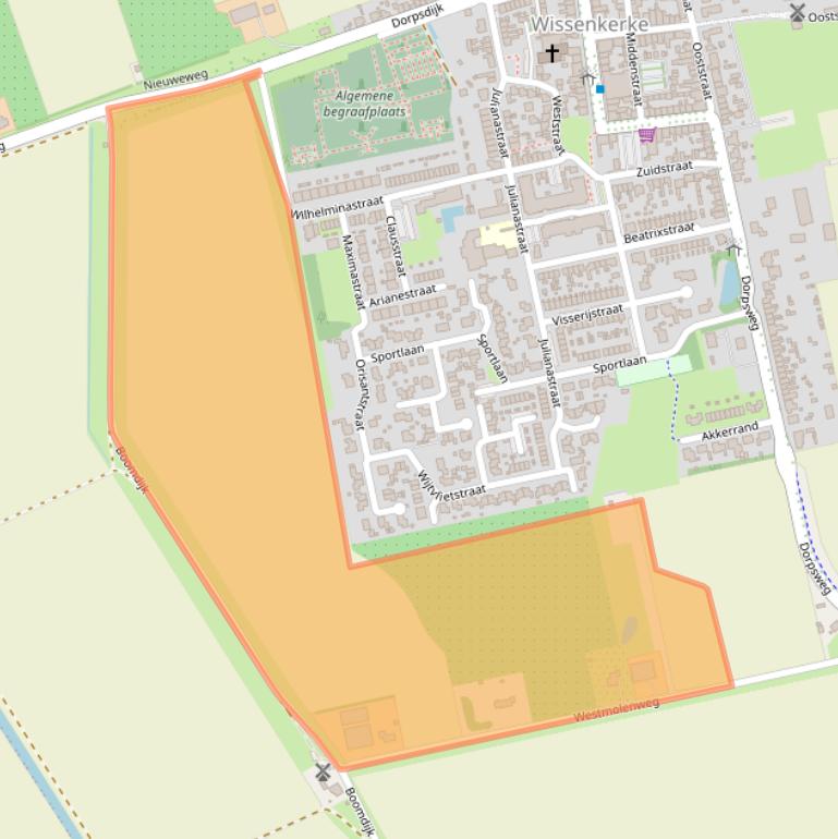 Kaart van postcodegebied 4491PR.