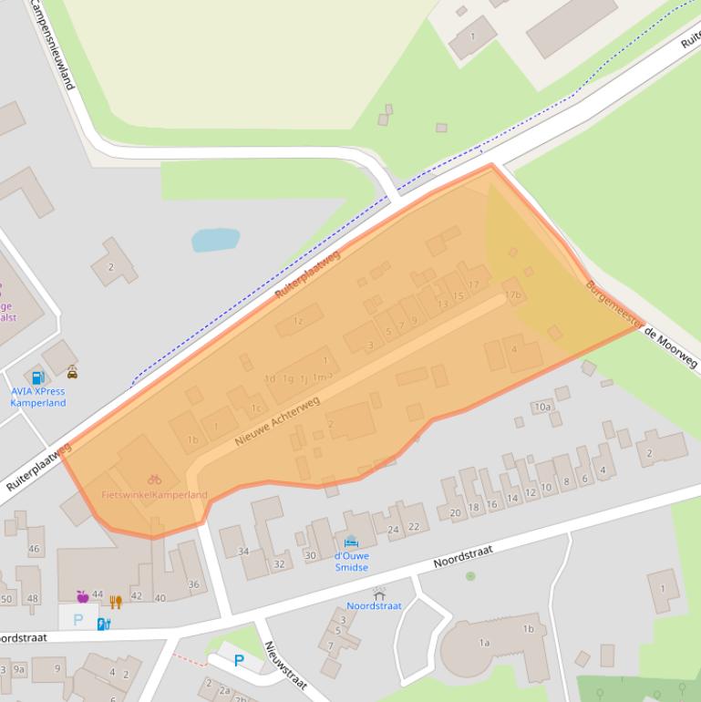 Kaart van postcodegebied 4493AD.