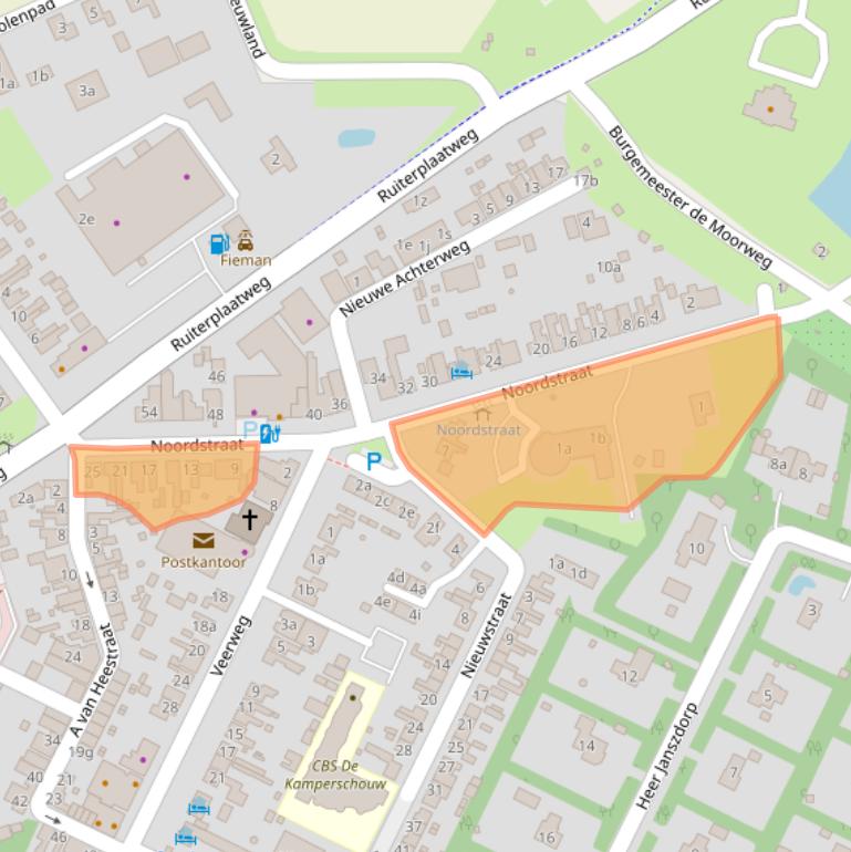 Kaart van postcodegebied 4493AE.