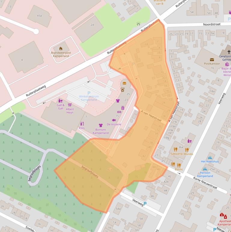 Kaart van postcodegebied 4493AK.