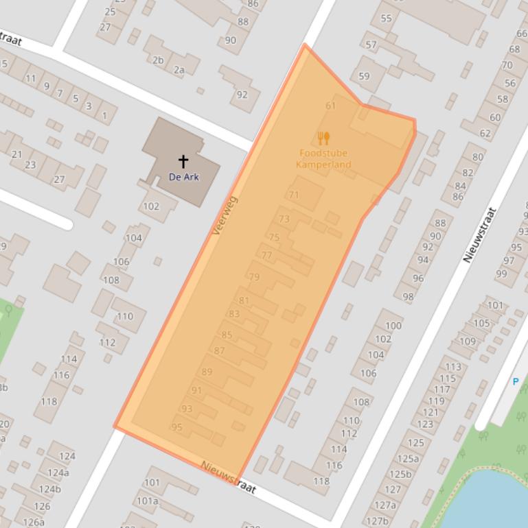 Kaart van postcodegebied 4493AN.