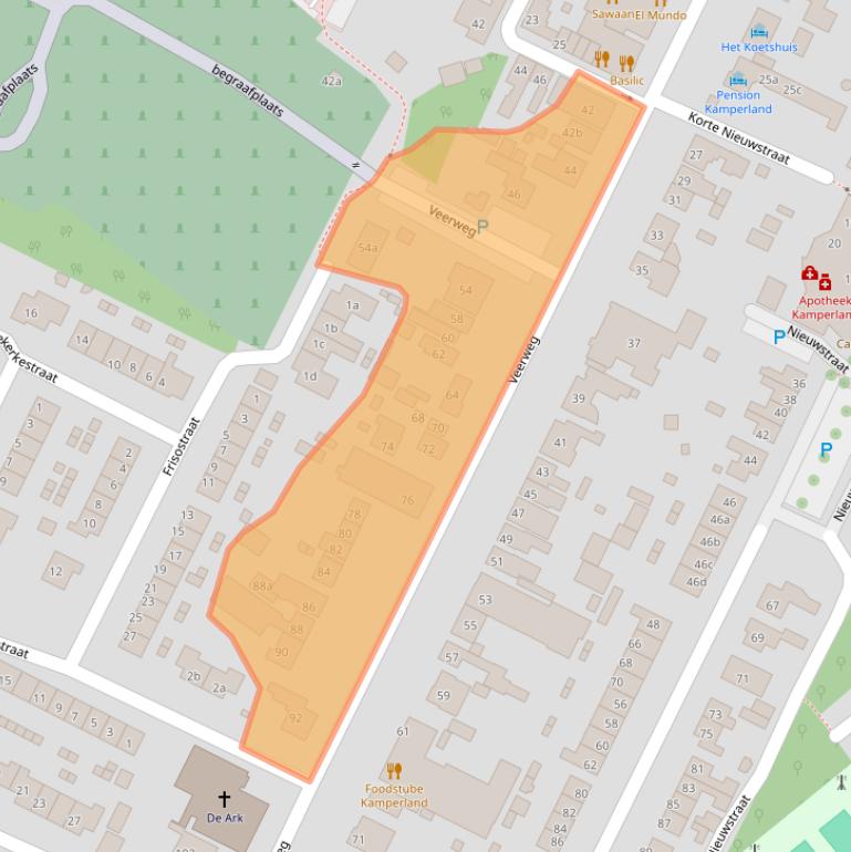 Kaart van postcodegebied 4493AT.