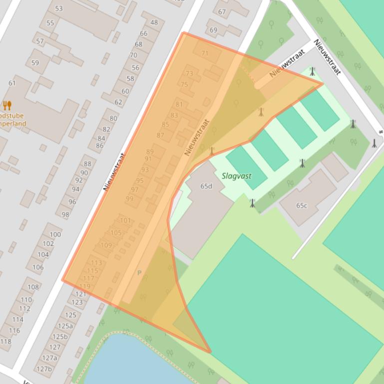 Kaart van postcodegebied 4493BB.