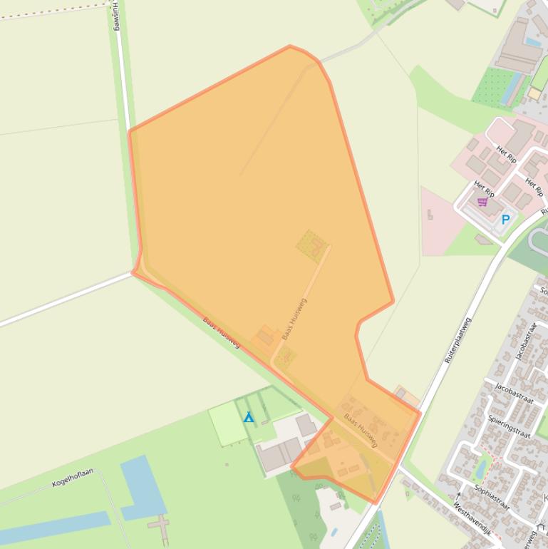 Kaart van postcodegebied 4493BV.