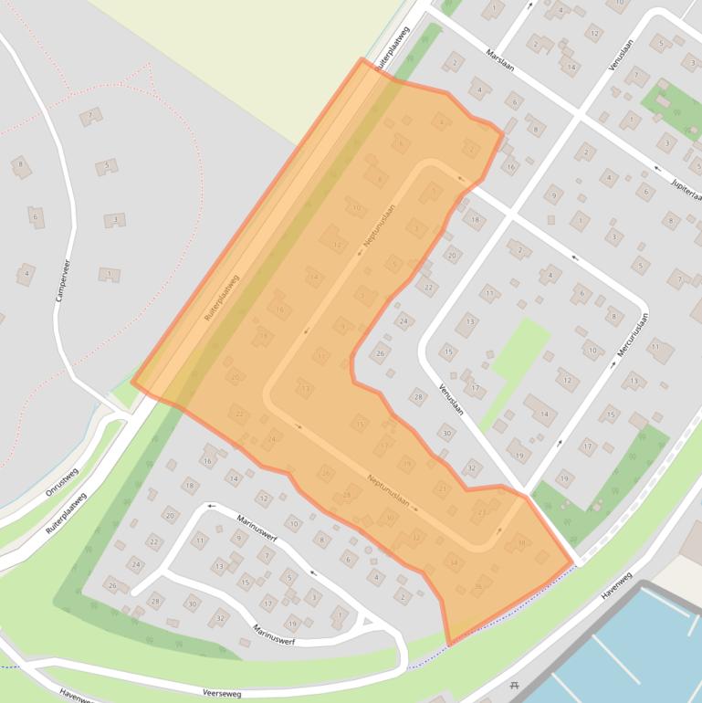 Kaart van postcodegebied 4493CD.