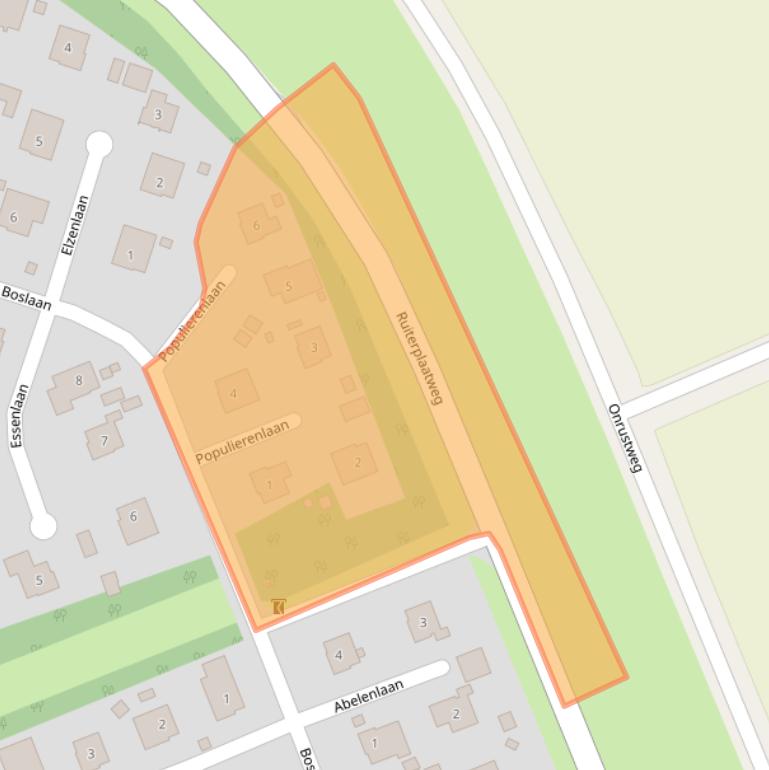 Kaart van postcodegebied 4493CT.