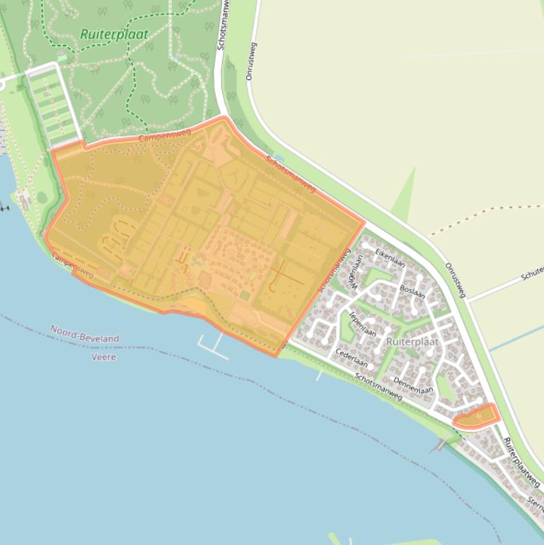 Kaart van postcodegebied 4493CX.