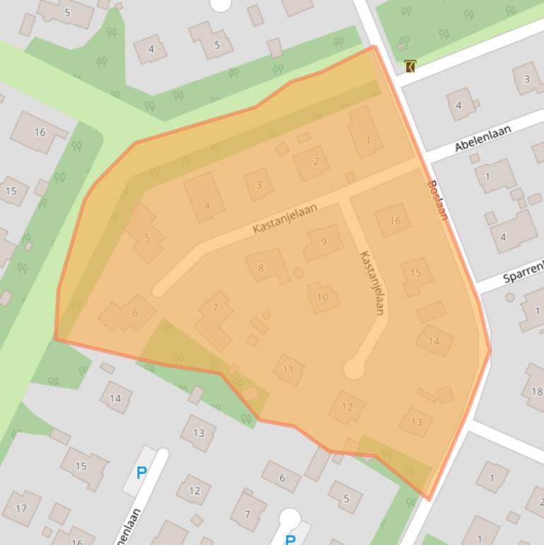 Kaart van postcodegebied 4493DA.