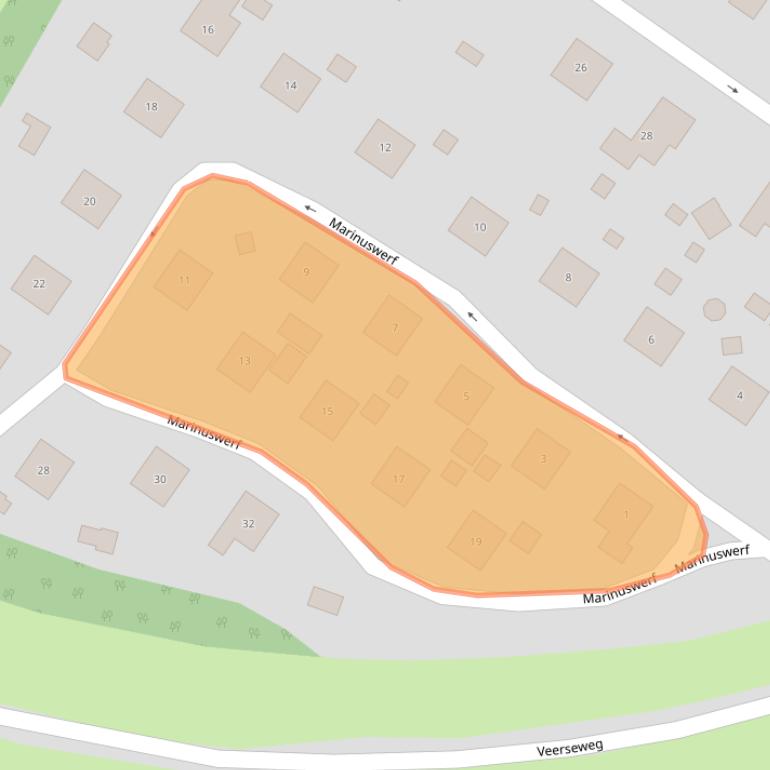 Kaart van postcodegebied 4493DH.