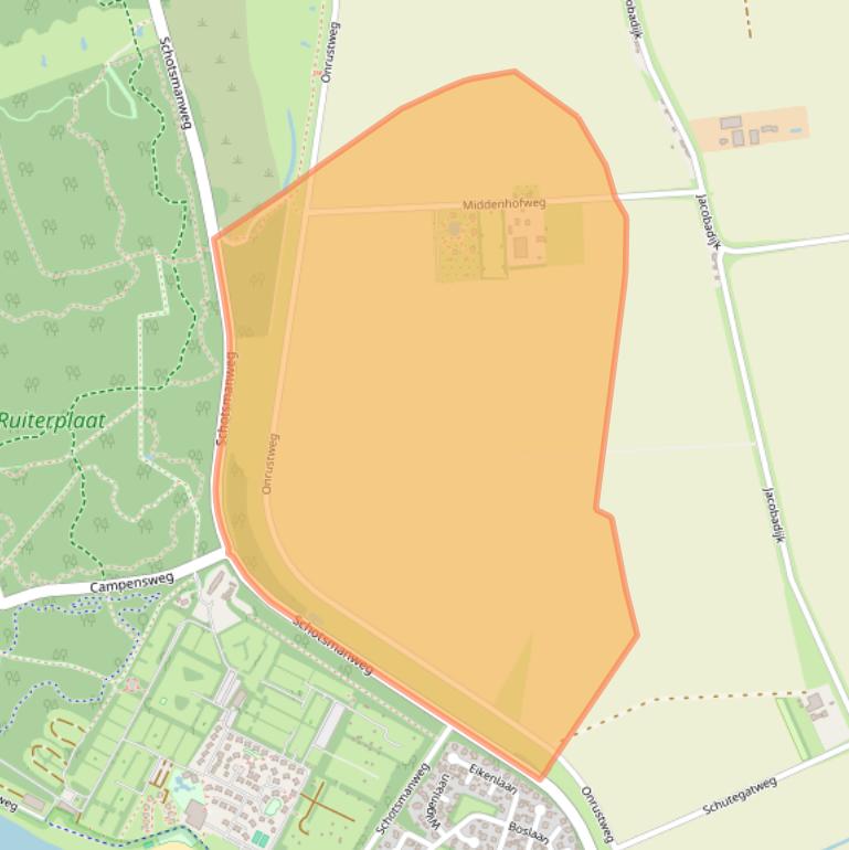 Kaart van postcodegebied 4493MS.