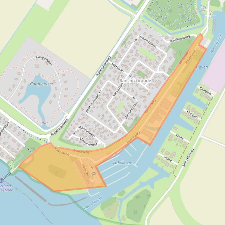 Kaart van postcodegebied 4493MT.