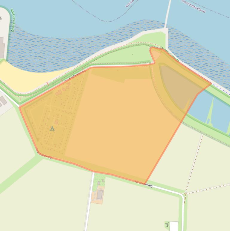 Kaart van postcodegebied 4493NS.